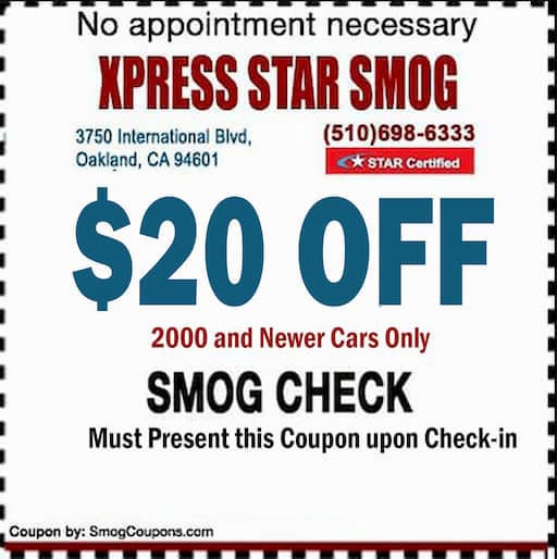 Smog Check Coupon